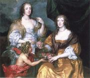 Anthony Van Dyck lady elizabeth thimbleby and dorothy,viscountess andover china oil painting artist